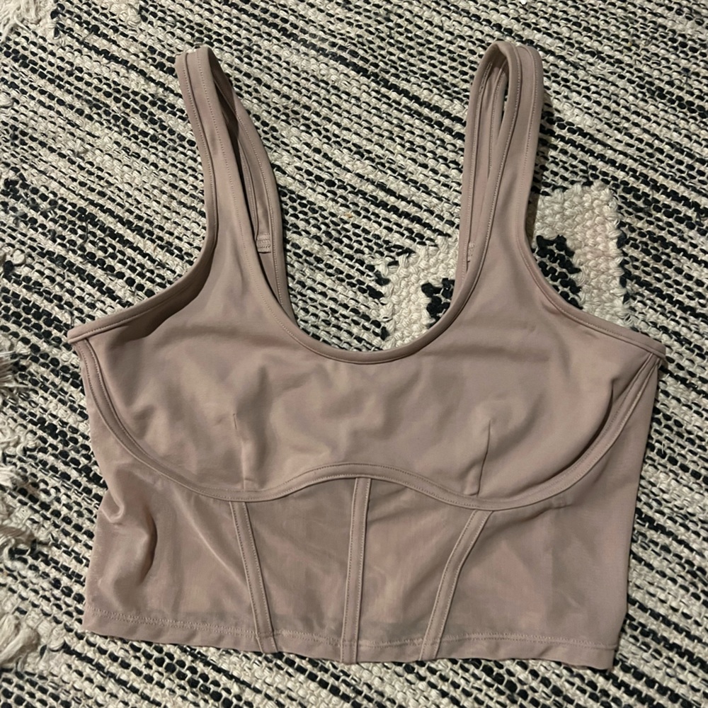 ALO Airbrush mesh corset sports bra